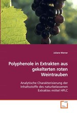 Polyphenole in Extrakten aus gekelterten roten Weintrauben. Analytische Charakterisierung der Inhaltsstoffe des naturbelassenen Extraktes mittel HPLC