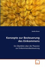 Konzepte zur Besteuerung des Einkommens. Ein Ueberblick ueber die Theorien zur Einkommensbesteuerung