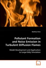 Pollutant Formation and Noise Emission in Turbulent Diffusion Flames. Model Development and Application to Large-Eddy Simulation