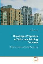 Thixotropic Properties of Self-consolidating Concrete. Effect on formwork lateral pressure