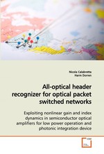 All-optical header recognizer for optical packet  switched networks. Exploiting nonlinear gain and index dynamics in  semiconductor optical amplifiers for low power  operation and photonic integration device