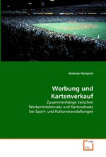 Werbung und Kartenverkauf. Zusammenhaenge zwischen Werbemitteleinsatz und Kartenabsatz bei Sport- und Kulturveranstaltungen