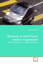 Removal of nickel from molten magnesium. Thermodynamics of molten Mg alloys