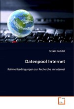Datenpool Internet. Rahmenbedingungen zur Recherche im Internet