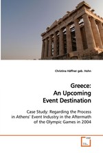 Greece: An Upcoming Event Destination. Case Study: Regarding the Process in Athens’ Event Industry in the Aftermath of the Olympic Games in 2004