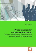 Produktivitaet der Vertriebsmitarbeiter. Analyse und Steigerung der Produktivitaet von Mitarbeitern im Direktvertrieb