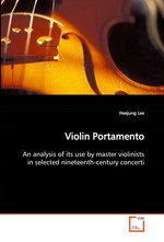 Violin Portamento. An analysis of its use by master violinists in selected nineteenth-century concerti