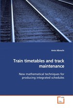 Train timetables and track maintenance. New mathematical techniques for producing integrated schedules
