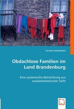 Obdachlose Familien im Land Brandenburg. Eine systemische Betrachtung aus sozialarbeiterischer Sicht