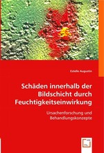 Schaeden innerhalb der Bildschicht durch Feuchtigkeitseinwirkung. Ursachenforschung und Behandlungskonzepte