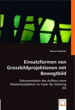 Einsatzformen von Grossbildprojektionen mit Bewegtbild. Dokumentation des Aufbaus einer Medieninstallation im Foyer der Schering AG