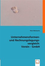 Unternehmensformen- und Rechnungslegungsvergleich Verein - GmbH