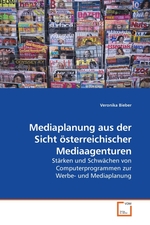 Mediaplanung aus der Sicht oesterreichischer Mediaagenturen. Staerken und Schwaechen von Computerprogrammen zur Werbe- und Mediaplanung