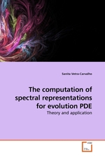 The computation of spectral representations for evolution PDE. Theory and application