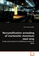 Recrystallisation annealing of martensitic chromium steel strip. Study and empirical modelling by means of EBSD