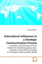 Intercultural Influences in a Strategic Communication Process. A strategic communication process between an advertising agency and a company in South Africa according to a European Communication Model