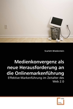 Medienkonvergenz als neue Herausforderung an die Onlinemarkenfuehrung. Effektive Markenfuehrung im Zeitalter des Web 2.0