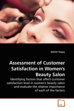 Assessment of Customer Satisfaction in Womens Beauty Salon. Identifying factors that affect customer satisfaction level in womens beauty salon and evaluate the relative importance of each of the factors