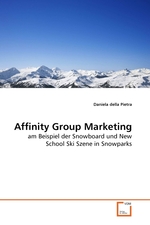 Affinity Group Marketing. am Beispiel der Snowboard und New School Ski Szene in Snowparks