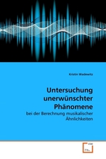 Untersuchung unerwuenschter Phaenomene. bei der Berechnung musikalischer Aehnlichkeiten