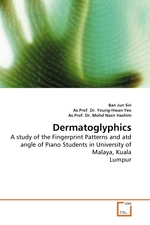 Dermatoglyphics. A study of the Fingerprint Patterns and atd angle of Piano Students in University of Malaya, Kuala Lumpur