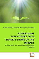 ADVERTISING EXPENDITURE ON A BRANDS SHARE OF THE MARKET. A Case with Low and High Involvement Products