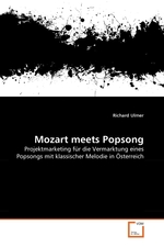 Mozart meets Popsong. Projektmarketing fuer die Vermarktung eines Popsongs mit klassischer Melodie in Oesterreich