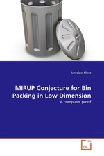 MIRUP Conjecture for Bin Packing in Low Dimension. A computer proof