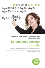 Boltzmanns entropy formula