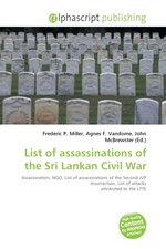 List of assassinations of the Sri Lankan Civil War