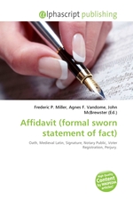 Affidavit (formal sworn statement of fact)