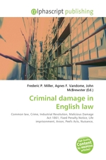 Criminal damage in English law