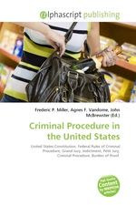 Criminal Procedure in the United States