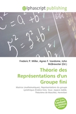 Theorie des Representations dun Groupe fini