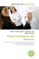 Theorie Analytique des Nombres