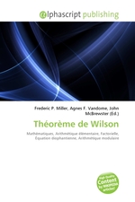 Theoreme de Wilson