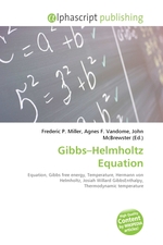 Gibbs–Helmholtz Equation